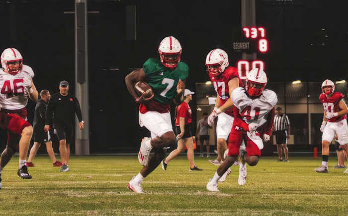 Jeff Sims quarterback fall camp 2023-08-09